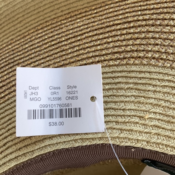 Jcrew Striped straw hat - Picture 3 of 3